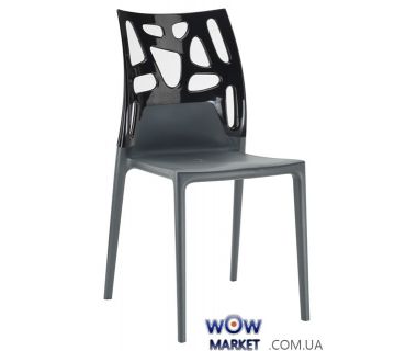Стул Ego-Rock 2516 антрацит сидение 22 верх черный 42 Papatya (Турция)