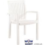 Кресло Нета 4500 белое 01 PAPATYA (Турция)