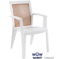 Кресло Сапфир 4511 белое 01 PAPATYA (Турция)