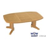 Стол Магнум 1 115*195см 4532 тик 13 декорированный под дерево PAPATYA (Турция)