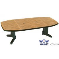 Стол Магнум 2 115*255см 4528 Зеленый 05 декорированный под дерево PAPATYA (Турция)