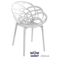 Кресло Flora 2311 матовое белое 01 Papatya (Турция)