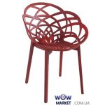 Кресло Flora Матовый красный 51с кирпич сидение, ножки 51с червоні Матовый кирпич 2313 Papatya (Турция)