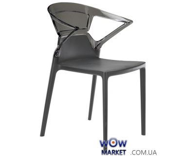 Кресло Ego-K 2361 антрацит сидение 22 верх прозрачно-дымчатый 38 Papatya (Турция)