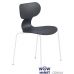 Стул ЮГО-S 22 антрацит ножки катафорез Белый Papatya (Турция) в интернет-магазине "Мебли Даром"