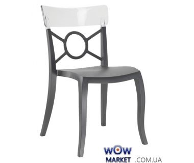 Стул Opera-S 2231 антрацит сидение 22 верх прозрачно-чистый 37 Papatya (Турция)