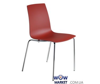 Стул X-Treme S 2649 Матовый красный кирпич 51с, низ хром Papatya (Турция)
