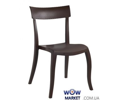 Стул Hera-SP ротанг 2249 темно-коричневый 53 Papatya (Турция)