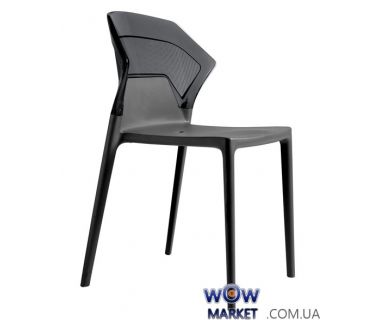 Стул Ego-S 2276 антрацит сидение 22 верх прозрачно-дымчатый 38 Papatya (Турция)