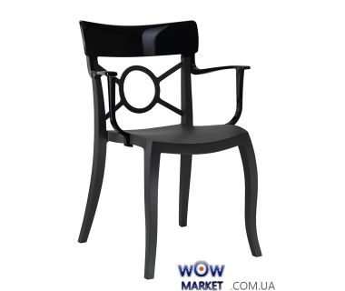 Кресло Opera-K 2346 черное сидение 09 верх черный 42 Papatya (Турция)