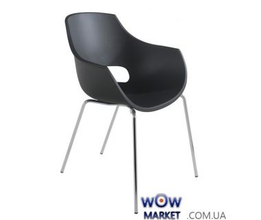 Кресло Opal 2368 матовое, ножки хром антрацит 22с Papatya (Турция)