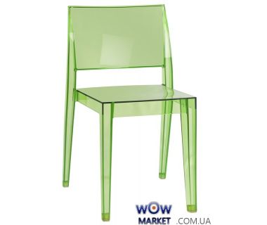 Стул Gyza 2477 прозрачный прозрачно-зеленый 35 Papatya (Турция)