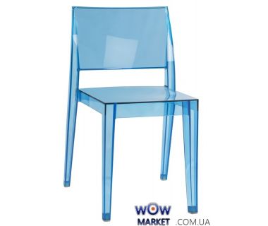 Стул Gyza 2478 прозрачный прозрачно-синий 40 Papatya (Турция)