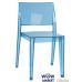 Стул Gyza 2478 прозрачный прозрачно-синий 40 Papatya (Турция) в интернет-магазине "Мебли Даром"