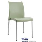Стул Марвел-S 3246 12 светло-Зеленый на алюминиевых ножках Papatya (Турция)