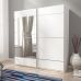 Шкаф-купе Perfect Мика IV / Mika IV 200 2-дверный с зеркалом Белый (PFH-091763)