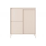 Комод высокий Perfect Сенсо / Senso 3-дверный 3D Беж (PFH-091106)