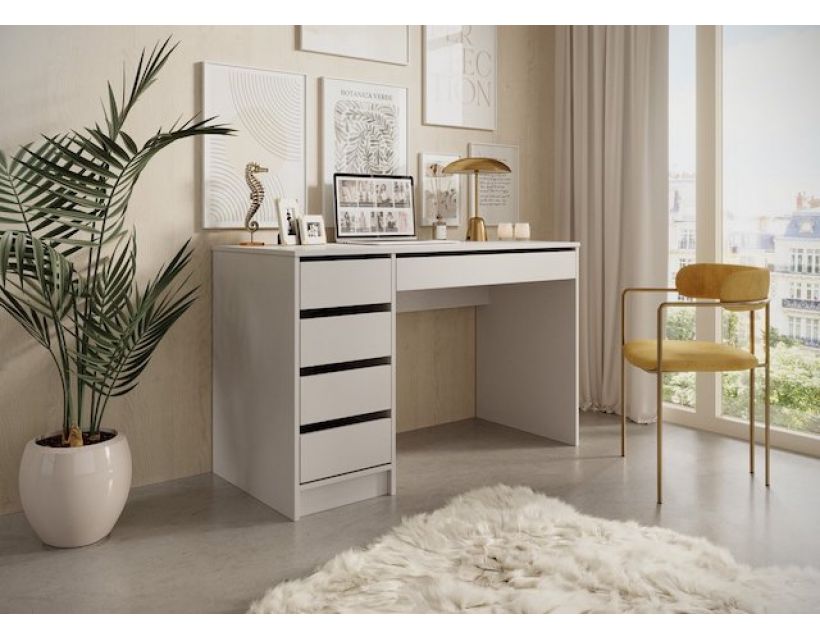 Стіл туалетний письмовий Perfect Ада/Ada 5S/120 з 5 ящиками Кашемір (PFH-091309)