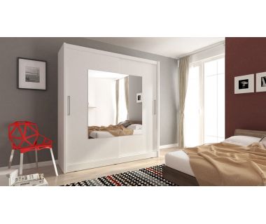 Шафа-купе Perfect Вікі IX / Wiki IX 200 2-дверна з дзеркалом Біла (PFH-091844)