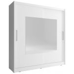 Шкаф-купе Perfect Вики IX / Wiki IX 180 2-дверный с зеркалом Белый (PFH-091841)