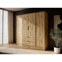 Шафа для одягу Perfect Келлі / Kelly 4D 4-дверна Дуб артизан (PFH-091882)