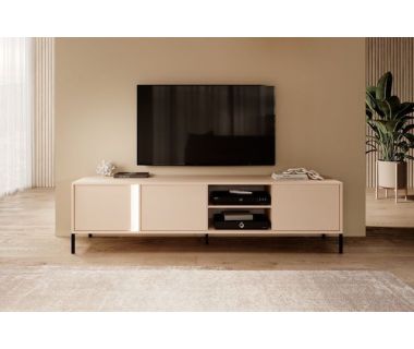 Тумба під телевізор Perfect Даст/Dast 3-дверна 3D/203 Беж (PFH-091010)