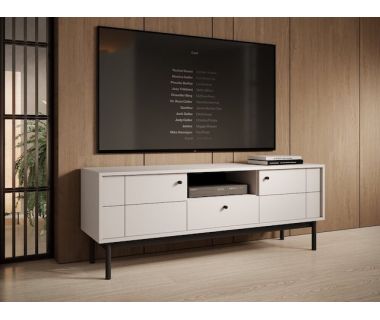 Тумба під ТБ Perfect Джапанді / Japandi RTV154 2-дверна з 1 ящиком Кашемір (PFH-091468)