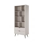 Стелаж Perfect Ланте/Lante 2S з 2 ящиками та чорними ніжками Беж (PFH-091173)