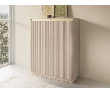 Комод високий Perfect Роял / Royal KW104 2-дверний Бежевий (PFH-091287)