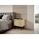 Тумба для ліжка Perfect Джапанді / Japandi S54 1-дверна Дуб лінеа (PFH-091461)