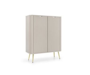 Комод Perfect Зова/Zova 2-дверний із золотими ніжками K103 Кашемір (PFH-091284)