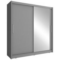 Шафа-купе Perfect Травня I / Maja I 200 2-дверна з дзеркалом Графіт (PFH-091781)