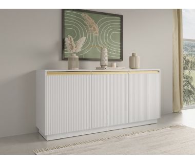 Комод Perfect Роял / Royal K154 3-дверний Білий (PFH-091292)