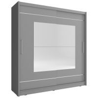 Шафа-купе Perfect Травня IX / Maja IX 180 2-дверна з дзеркалом Графіт (PFH-091818)