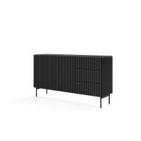 Комод Perfect Мути / Muti 2D3S/147 2-дверный с 3 ящиками Черный (PFH-091397)