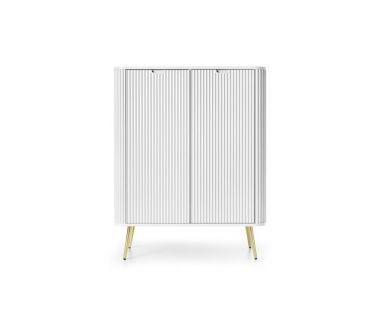 Комод Perfect Зова/Zova 2-дверный с золотыми ножками K103 Белый (PFH-091286) Комод Perfect Зова/Zova 2-дверный с золотыми ножками K103 Белый (PFH-091286)