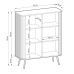 Комод Perfect Зова/Zova 2-дверный с золотыми ножками K103 Кашемир (PFH-091284)