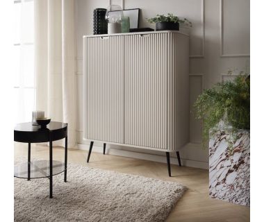 Комод Perfect Зова/Zova 2-дверний із чорними ніжками K103 Кашемір (PFH-091283)