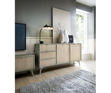 Комод Perfect Форест / Forest KSZ158 2-дверный с 3 ящиками Эвкалипт/пихта сканди (PFH-091476)