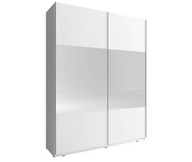 Шафа-купе Perfect Міка I/Mika I 150 2-дверна з дзеркалом Біла (PFH-091749)
