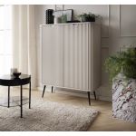 Комод Perfect Зова/Zova 2-дверний із чорними ніжками K103 Кашемір (PFH-091283)