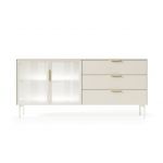 Комод з підсвічуванням Perfect Лумі / Lumi 2D3S/181 2-дверний з 3 ящиками Кашемір (PFH-091387)