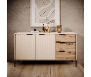 Комод Perfect Рейв/Rave 2-дверний з 3 ящиками 2D3S/153 Беж/вікінг (PFH-091083)