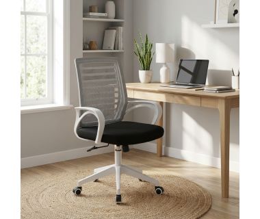 Крісло комп'ютерне з підлокітниками Perfect OC - 618w Сірий (PFH - 092056)