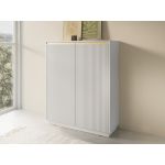 Комод высокий Perfect Роял / Royal KW104 2-дверный Белый (PFH-091288)