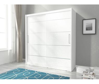 Шкаф-купе Perfect Мая Алю / Maja Alu 200 2-дверный Белый (PFH-091791)