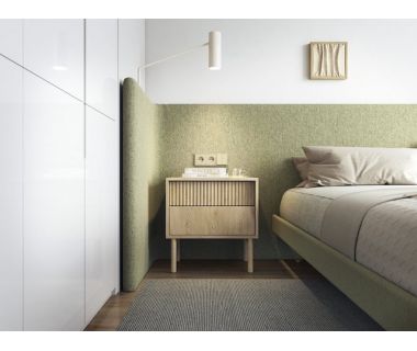 Тумба прикроватная Perfect Таво/Tavo 2S/53 с 2 ящиками Дуб кремона (PFH-091402)