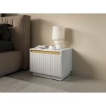 Тумба прикроватная Perfect Роял / Royal S54 с 1 ящиком Белый (PFH-091297)