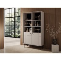 Стеллаж Perfect Джапанди / Japandi R104 2-дверный Кашемир (PFH-091471)