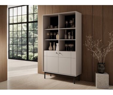 Стелаж Perfect Джапанді / Japandi R104 2-дверний Кашемір (PFH-091471)